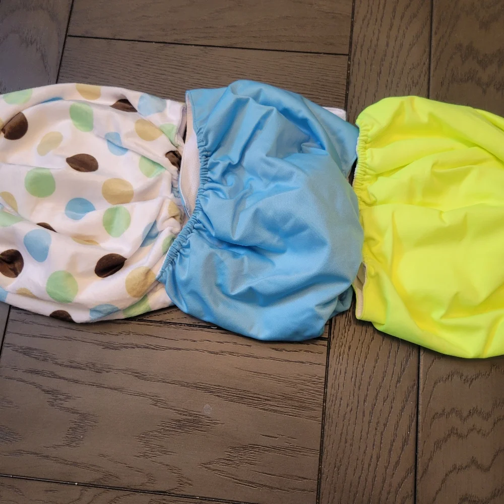 New Doggie diapers reusable washable In Hand size L large bundle of 3